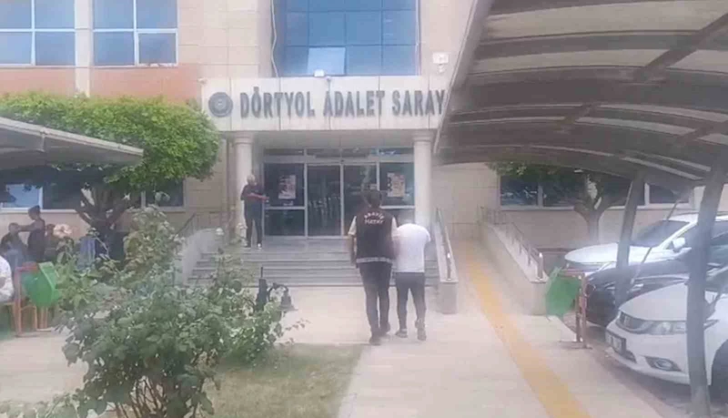 Dörtyol’da hapis cezası ile aranan hırsızlık şüphelisi yakalandı

