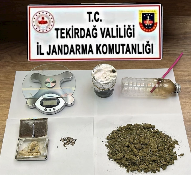 Tekirdağ’da jandarmadan uyuşturucuya geçit yok
