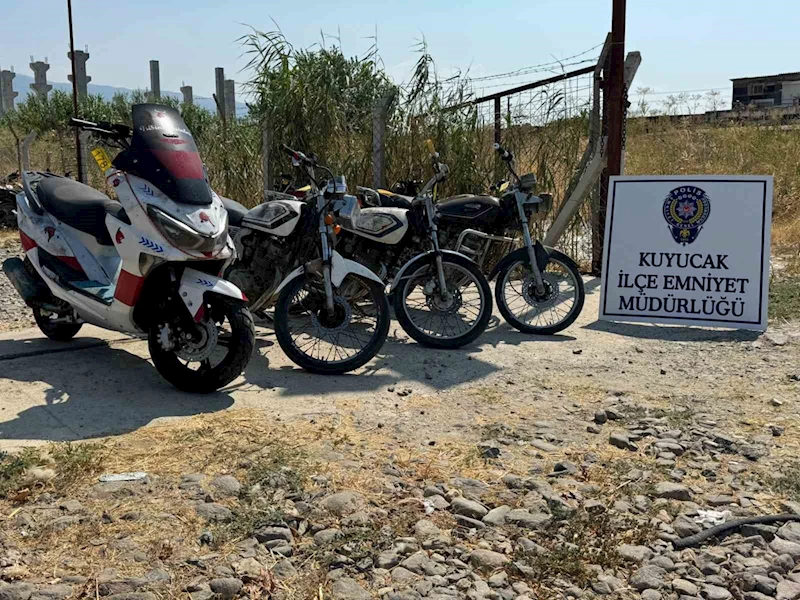 Kuyucak’ta motosiklet hırsızları tutuklandı
