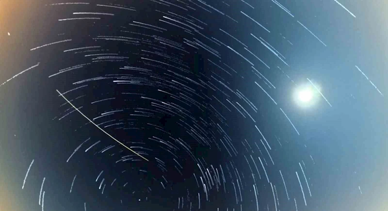 Tekirdağ semalarında muhteşem Perseid meteor yağmuru
