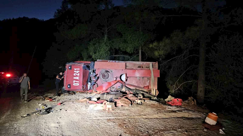 Antalya’da arazöz devrildi: 2 orman işçisi yaralı
