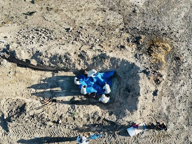 Irak’ta DEAŞ’tan kalma toplu mezar kazılmaya başlandı
