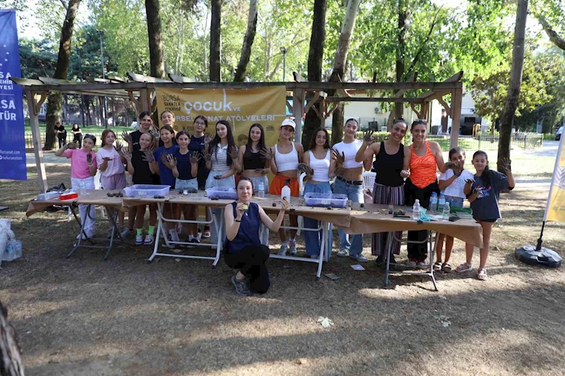 Çocuklar sanatla doğayı keşfetti
