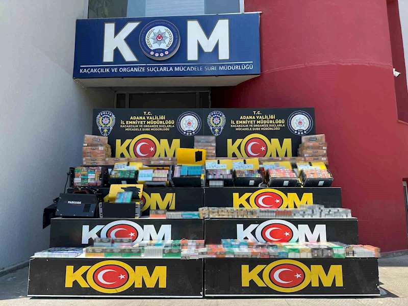 Kargoyla gelen kaynak makinelerinden kaçak sigaralar çıktı
