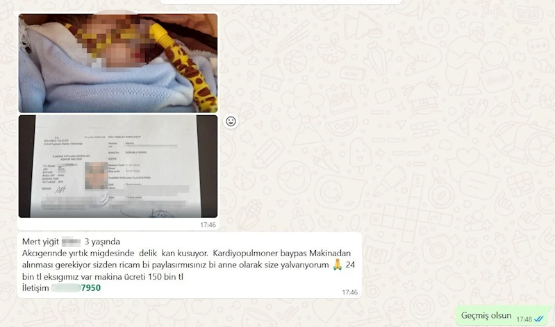 Hasta çocuklar adına bağış toplanarak dolandırıcılık yapıldığı iddiası
