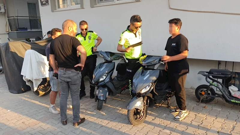 Motosikletleri bırakıp kaçtılar, yakalanınca 