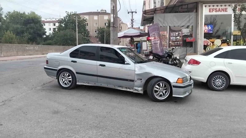 Bafra’da otomobil motosikletle çarpıştı: 1 yaralı
