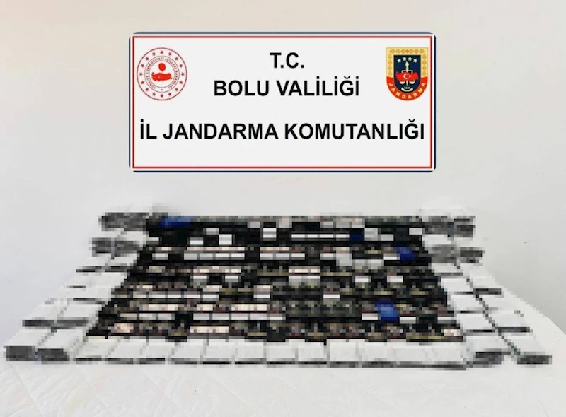 Bolu’da kaçak sigara operasyonu: Binlerce kaçak ürün ele geçirildi
