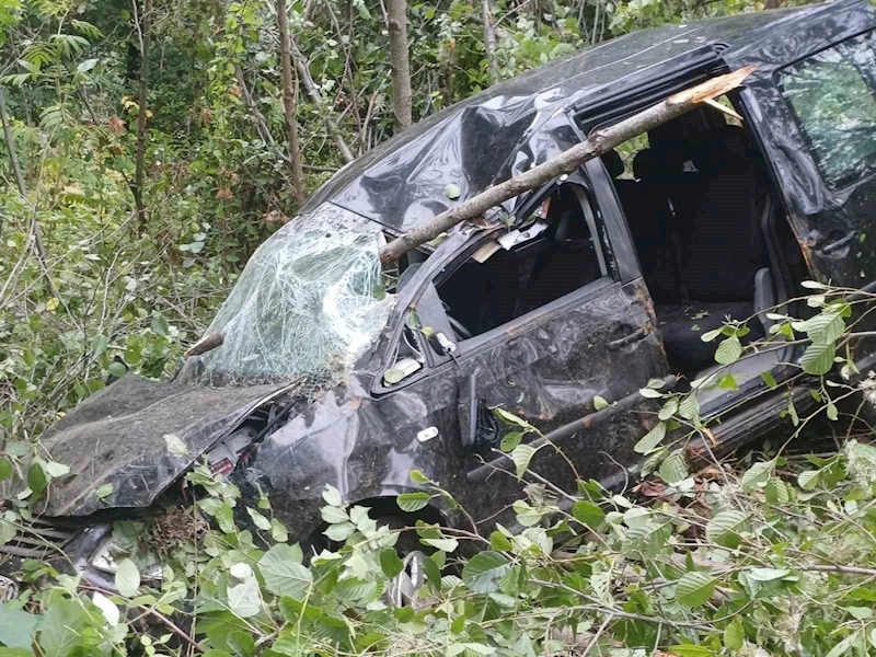 Trabzon’da trafik kazası 1 ölü, 2 yaralı

