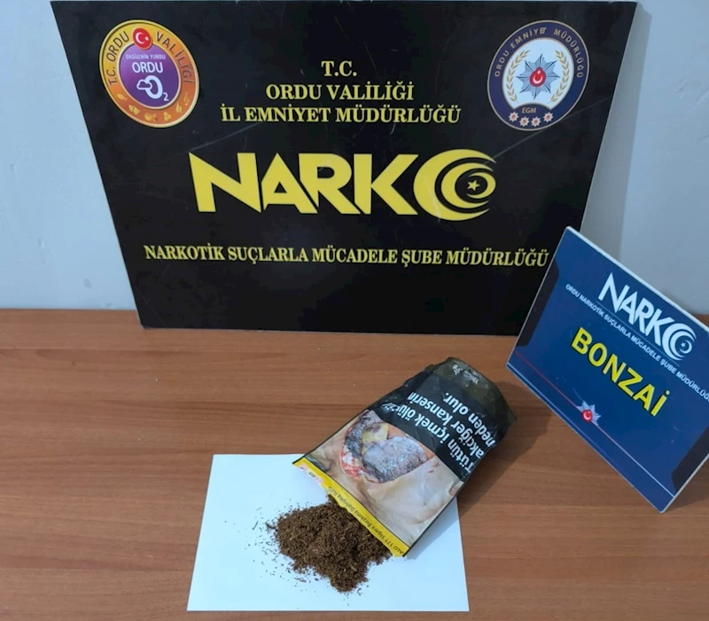 Ordu’da uyuşturucu operasyonlarında 2 tutuklama
