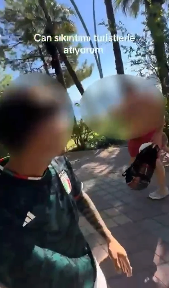 Marmaris’te ’canım sıkılıyor turistlere takılıyorum’ paylaşımı emniyette bitti
