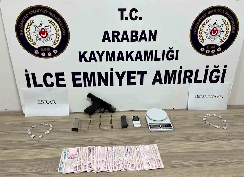 Araban’da uyuşturucu operasyonu: 1 gözaltı
