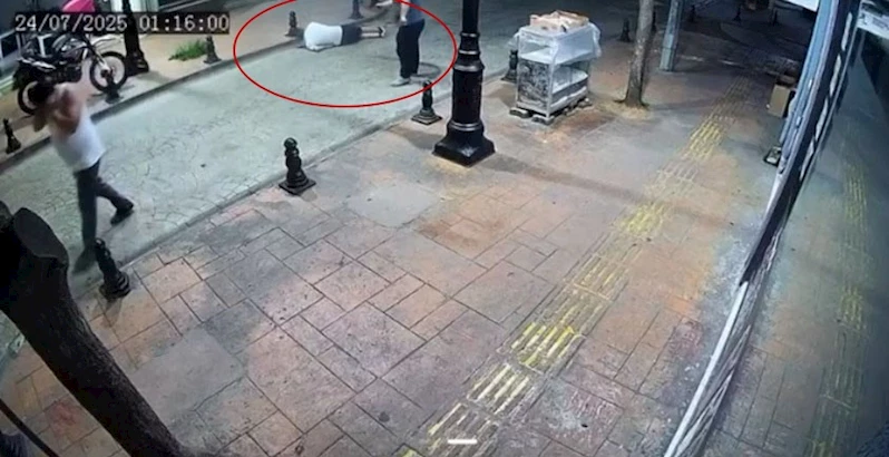 Amcanın yeğenini öldürdüğü o anlar kameraya yansıdı
