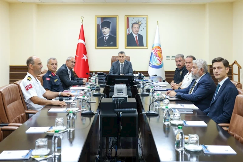 Mersin’de Güvenlik ve Asayiş Değerlendirme Toplantısı yapıldı
