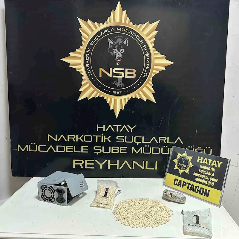 Bilgisayar fanı içerisinden uyuşturucu fışkırdı
