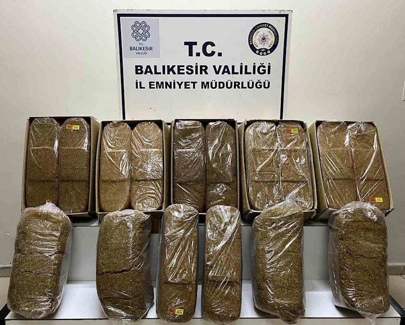 Balıkesir’de uyuşturucu ve kaçak tütün operasyonları: Çok sayıda uyuşturucu madde ele geçirildi
