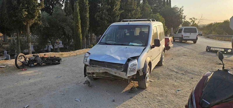 İzmir’de otomobil ile motosiklet çarpıştı: 1 ölü
