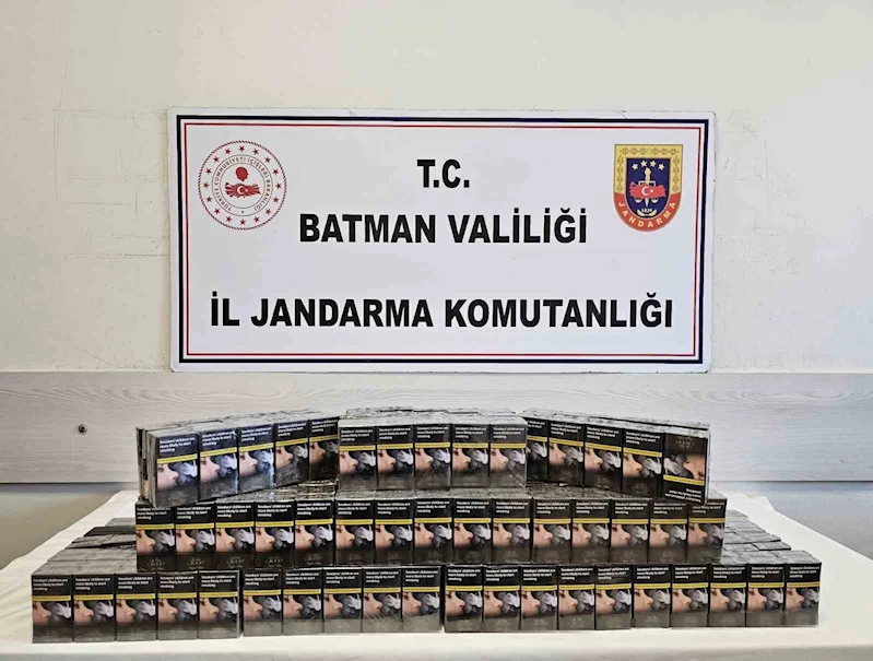 Batman’da 2 bin 399 paket kaçak sigara ele geçirildi
