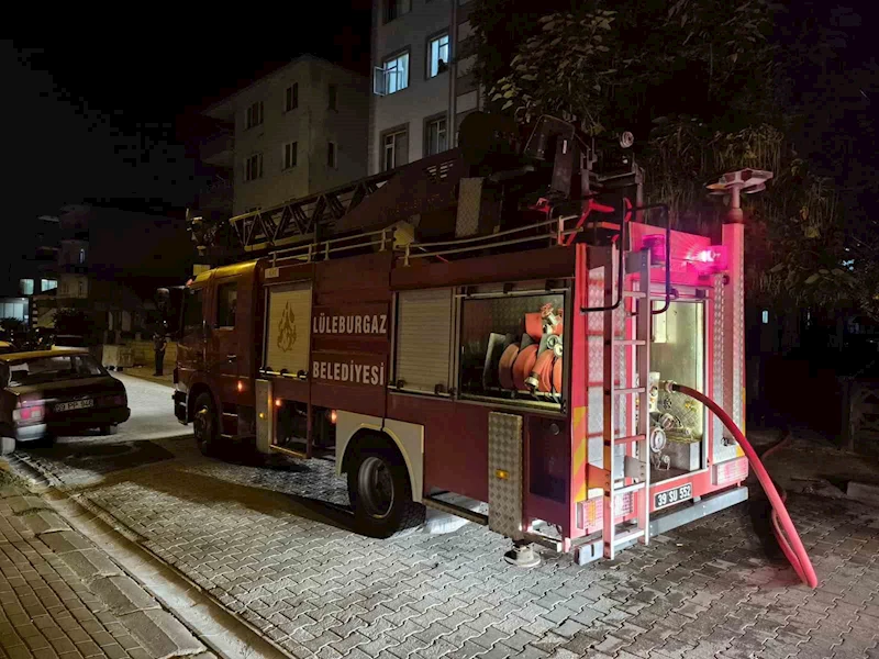 Lüleburgaz’da tek katlı evde çıkan yangın söndürüldü
