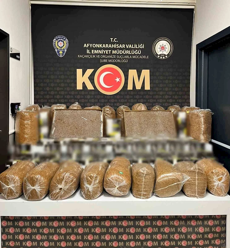 Polis 60 bin adet makaron ele geçirdi
