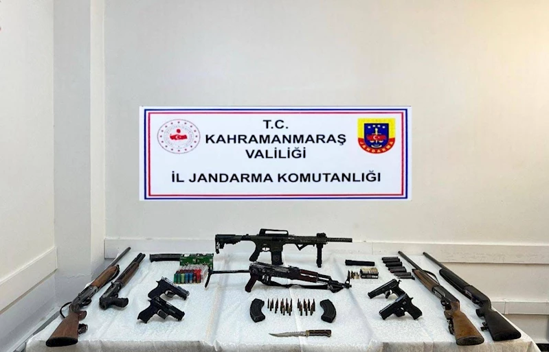 Kahramanmaraş’ta silah ve mühimmat ele geçirildi: 2 kişi tutuklandı
