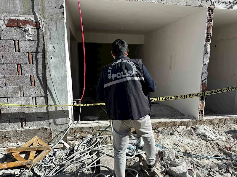 Uşak’ta inşaat halindeki apartmandan düşen kişi öldü
