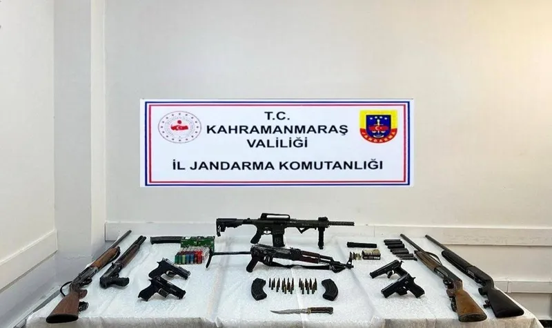 Kahramanmaraş’ta silah kaçakçılarına baskın: 2 tutuklama
