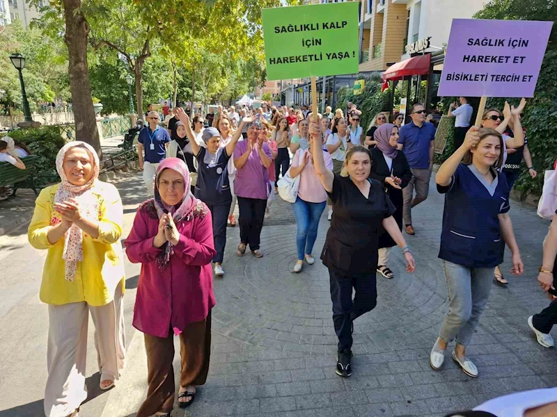 Halk Sağlığı Haftası kapsamında yürüyüş düzenlendi
