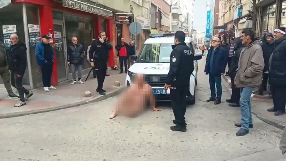 Samsun’da çıplak vatandaş paniği: Çırılçıplak halde caddede dolaştı