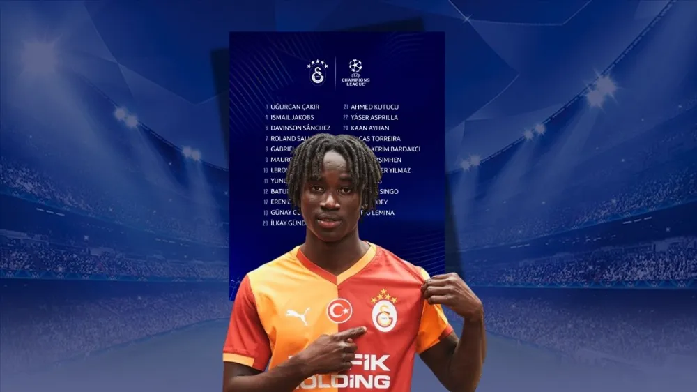 Galatasaray, Şampiyonlar Ligi kadrosunu UEFA